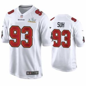 High quality Ndamukong Suh Buccaneers White Super Bowl Lv Game Fashion Jersey