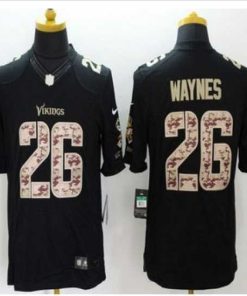 High quality New Minnesota Vikings #26 Trae Waynes Black Men's Stitched NFL Limited Salute to Service Jersey