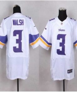 Gorgeous New Minnesota Vikings #3 Blair Walsh White Stitched NFL Elite Jersey