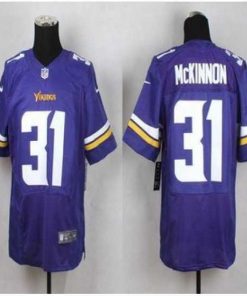 High quality New Minnesota Vikings #31 Jerick McKinnon Purple Team Color Stitched NFL Elite jersey