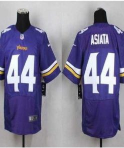 Marvelous New Minnesota Vikings #44 Matt Asiata Purple Team Color Stitched NFL Elite Jersey