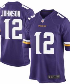 Outstanding Nike Minnesota Vikings #12 Charles Johnson Purple Team Color Mens Stitched NFL Elite Jersey