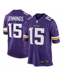 Premium Nike Minnesota Vikings 15 Greg Jennings Purple Game NFL Jersey