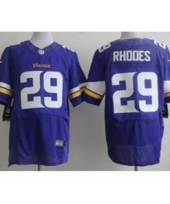 High quality Nike Minnesota Vikings 29 Xavier Rhodes Purple Elite NFL Jersey