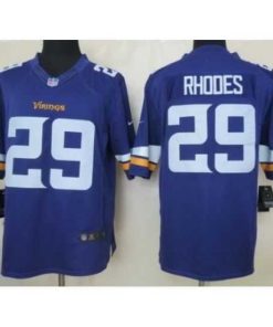 Premium Nike Minnesota Vikings 29 Xavier Rhodes Purple Limited NFL Jersey