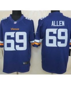 Marvelous Nike Minnesota Vikings 69 Jared Allen Purple Limited NFL Jersey