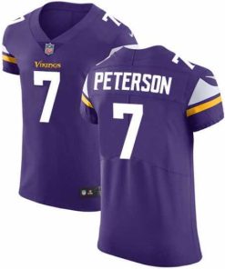 Premium Nike Minnesota Vikings 7 Patrick Peterson Purple Team Color Stitched NFL Vapor Untouchable Elite Jersey