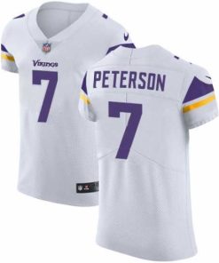 Marvelous Nike Minnesota Vikings 7 Patrick Peterson White Stitched NFL New Elite Jersey