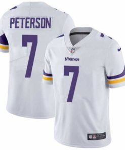 Finest Nike Minnesota Vikings 7 Patrick Peterson White Stitched NFL Vapor Untouchable Limited Jersey