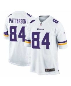 Outstanding Nike Minnesota Vikings 84 Cordarrelle Patterson White Game NFL Jersey
