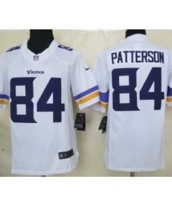 Premium Nike Minnesota Vikings 84 Cordarrelle Patterson White Limited NFL Jersey