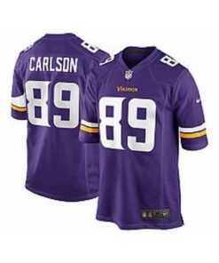 Marvelous Nike Minnesota Vikings 89 John Carlson Purple Game NFL Jersey