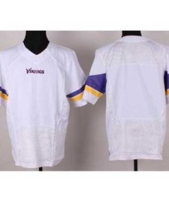 Exquisite Nike Minnesota Vikings Blank White Elite NFL Jersey