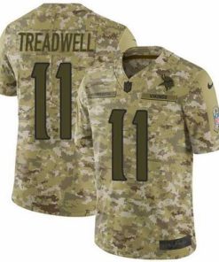 Marvelous Nike Vikings #11 Laquon Treadwell Camo Mens Stitched NFL Limited 2018 Salute To Service Jersey