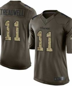 Superior Nike Vikings #11 Laquon Treadwell Green Mens Stitched NFL Limited Salute to Service Jersey