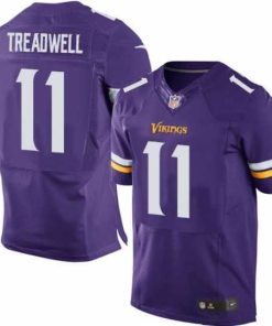 Outstanding Nike Vikings #11 Laquon Treadwell Purple Team Color Mens Stitched NFL Elite Jersey