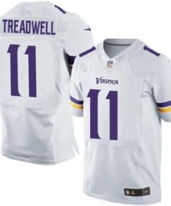 Gorgeous Nike Vikings #11 Laquon Treadwell White Mens Stitched NFL Elite Jersey