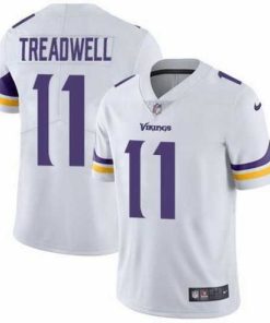 Outstanding Nike Vikings 11 Laquon Treadwell White Vapor Untouchable Limited Jersey