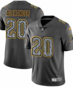 Superb Nike Vikings #20 Mackensie Alexander Gray Static Mens NFL Vapor Untouchable Game Jersey