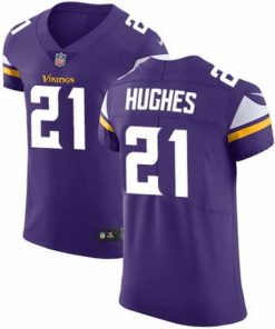 Exquisite Nike Vikings #21 Mike Hughes Purple Team Color Mens Stitched NFL Vapor Untouchable Elite Jersey