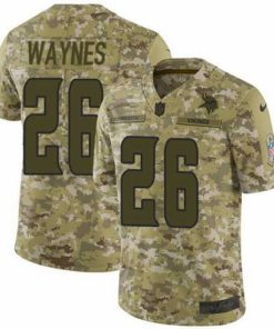 Superior Nike Vikings #26 Trae Waynes Camo Mens Stitched NFL Limited 2018 Salute To Service Jersey