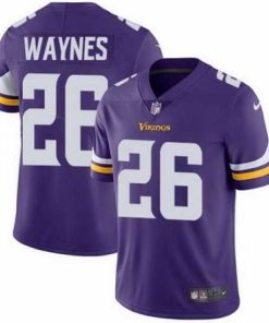 Finest Nike Vikings #26 Trae Waynes Purple Team Color Mens Stitched NFL Vapor Untouchable Limited Jersey