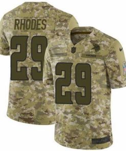 Marvelous Nike Vikings #29 Xavier Rhodes Camo Mens Stitched NFL Limited 2018 Salute To Service Jersey