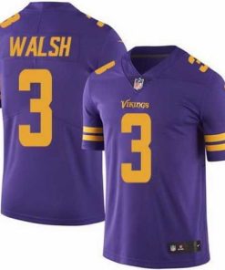 Superior Nike Vikings #3 Blair Walsh Purple Mens Stitched NFL Limited Rush Jersey
