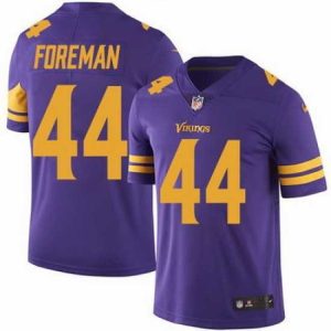 Exceptional Nike Vikings #44 Chuck Foreman Purple Mens Stitched NFL Limited Rush Jersey