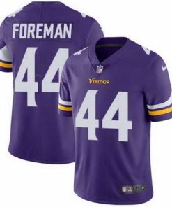 Superb Nike Vikings #44 Chuck Foreman Purple Team Color Mens Stitched NFL Vapor Untouchable Limited Jersey