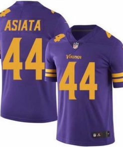 Marvelous Nike Vikings #44 Matt Asiata Purple Mens Stitched NFL Limited Rush Jersey