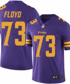 Outstanding Nike Vikings #73 Sharrif Floyd Purple Mens Stitched NFL Limited Rush Jersey