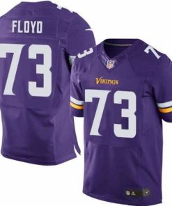 Superb Nike Vikings #73 Sharrif Floyd Purple Team Color Mens Stitched NFL Elite Jersey