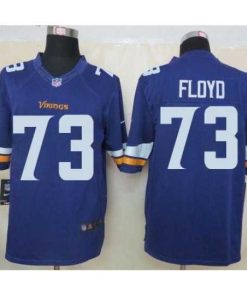 Finest Nike Vikings #73 Sharrif Floyd Purple Team Color Mens Stitched NFL Limited Jersey