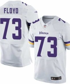 Outstanding Nike Vikings #73 Sharrif Floyd White Mens Stitched NFL Elite Jersey
