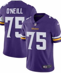 Gorgeous Nike Vikings #75 Brian O Neill Purple Team Color Mens Stitched NFL Vapor Untouchable Limited Jersey