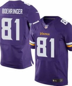 Superior Nike Vikings #81 Moritz Boehringer Purple Team Color Mens Stitched NFL Elite Jersey