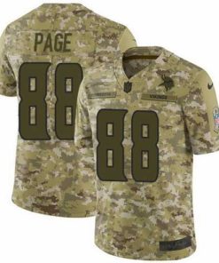 Exquisite Nike Vikings #88 Alan Page Camo Mens Stitched NFL Limited 2018 Salute To Service Jersey