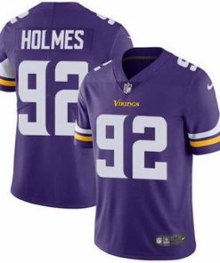Gorgeous Nike Vikings #92 Jalyn Holmes Purple Team Color Mens Stitched NFL Vapor Untouchable Limited Jersey