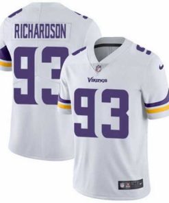 Gorgeous Nike Vikings #93 Sheldon Richardson White Mens Stitched NFL Vapor Untouchable Limited Jersey