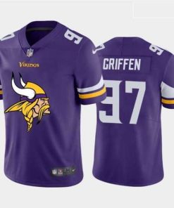 Outstanding Nike Vikings 97 Everson Griffen Purple Team Big Logo Vapor Untouchable Limited Jersey