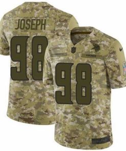 Gorgeous Nike Vikings #98 Linval Joseph Camo Mens Stitched NFL Limited 2018 Salute To Service Jersey