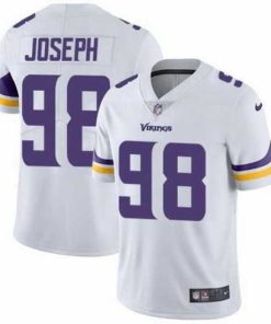 Marvelous Nike Vikings 98 Linval Joseph White Vapor Untouchable Limited Jersey