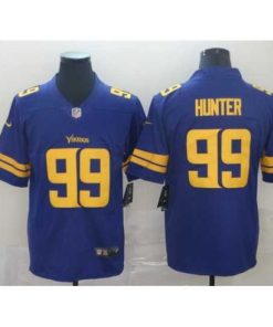 Superb Nike Vikings 99 Danielle Hunter Purple Color Rush Limited Jersey