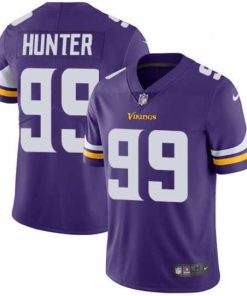 Premium Nike Vikings 99 Danielle Hunter Purple Vapor Untouchable Limited Jersey