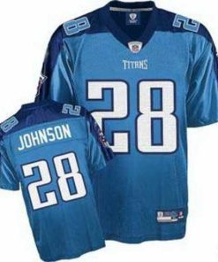 High quality Titans 28 Chris Johnson Throwback jersey