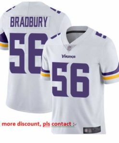 Gorgeous Vikings 56 Garrett Bradbury White Stitched Football Vapor Untouchable Limited Jersey