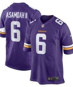 Finest Brian Asamoah II Minnesota Vikings Nike Game Jersey
