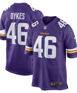 Exceptional Aaron Dykes Minnesota Vikings Nike Team Game Jersey