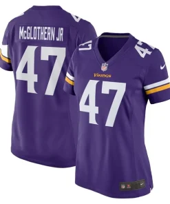 Exquisite Dwight McGlothern Jr. Minnesota Vikings Nike Women's Game Jersey